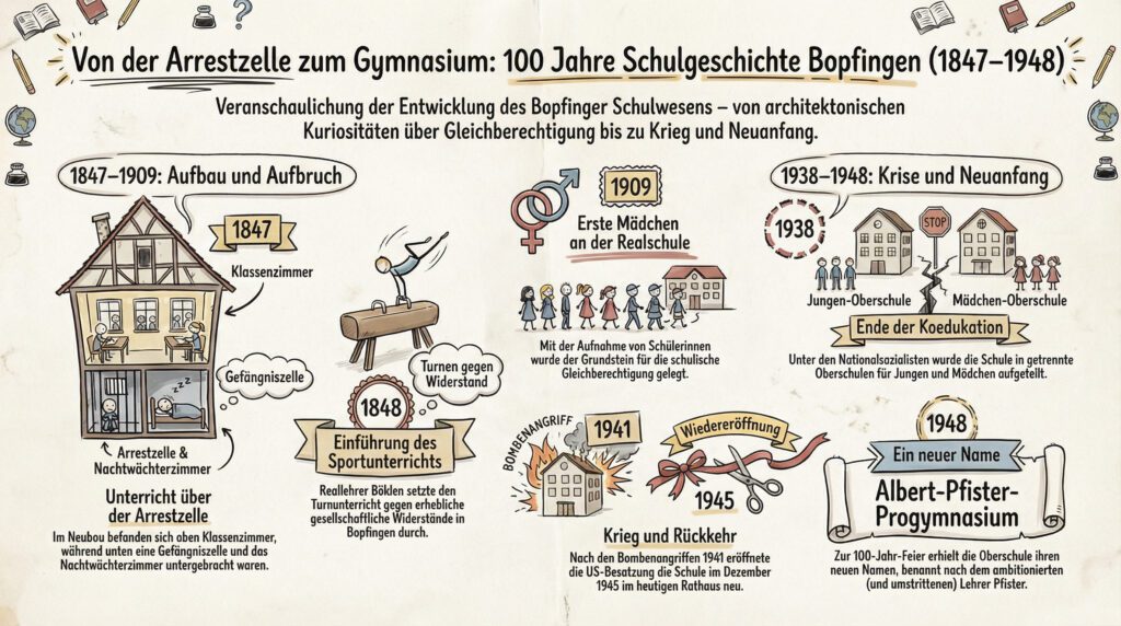 Vom „Neuen Schulhaus“ zur Oberschule (1847 – 1948)